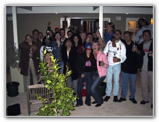 Group Party photo at D & SJ House 1